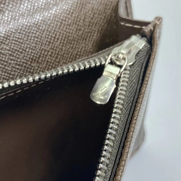 LOUIS VUITTON M32578 Taiga Portefeuille Braza Long Wallet Taiga Leather Brown - Picture 4 of 16